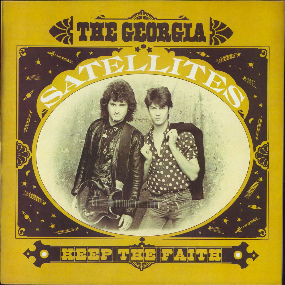 The Georgia Satellites Keep The Faith UK vinyl LP album (LP record) SPRAY301