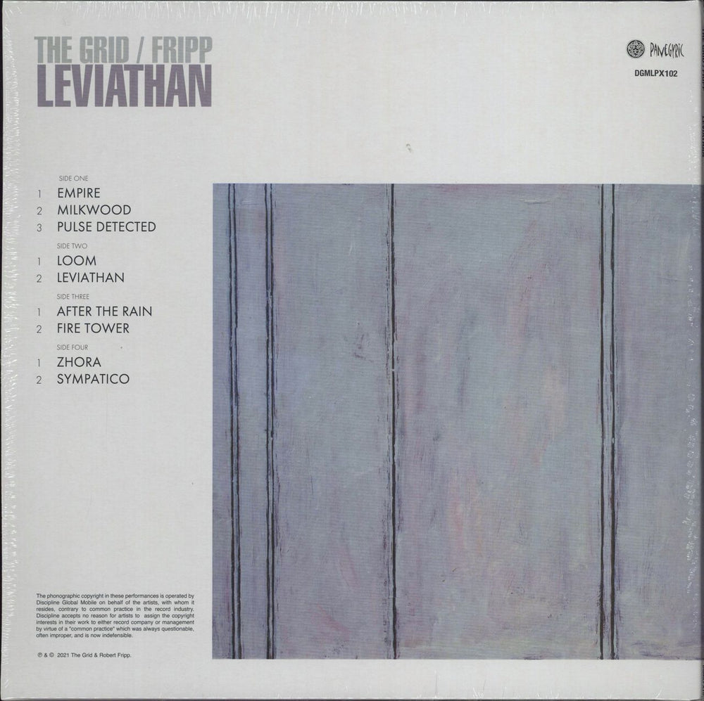 The Grid / Fripp Leviathan - 200 Gram Super Heavyweight Edition - Sealed UK 2-LP vinyl record set (Double LP Album) 3MO2LLE772467