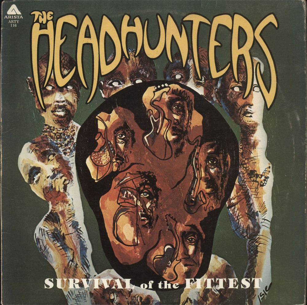 The Headhunters Survival Of The Fittest UK vinyl LP album (LP record) ARTY116