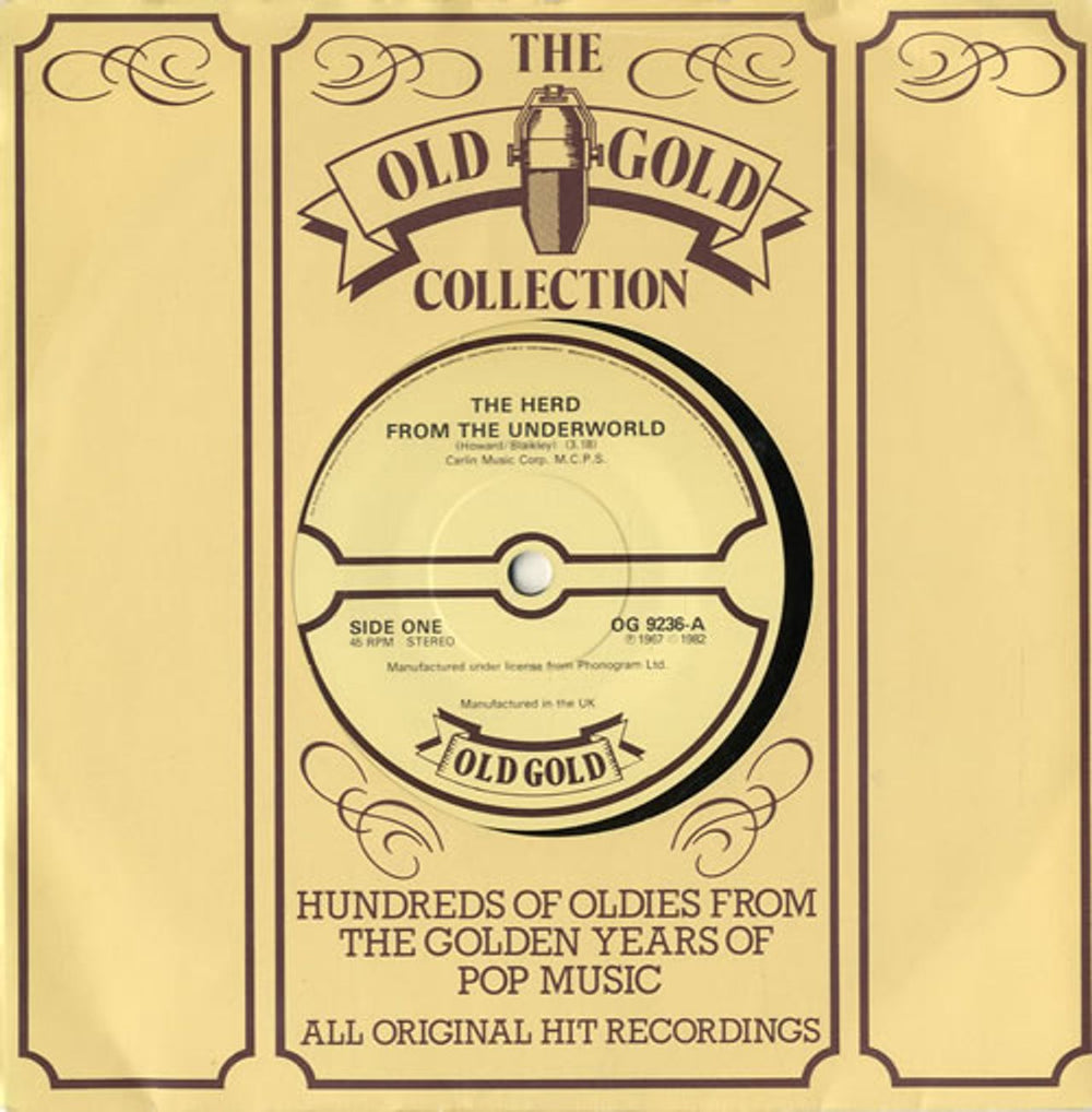 The Herd From The Underworld UK 7" vinyl single (7 inch record / 45) OG9236