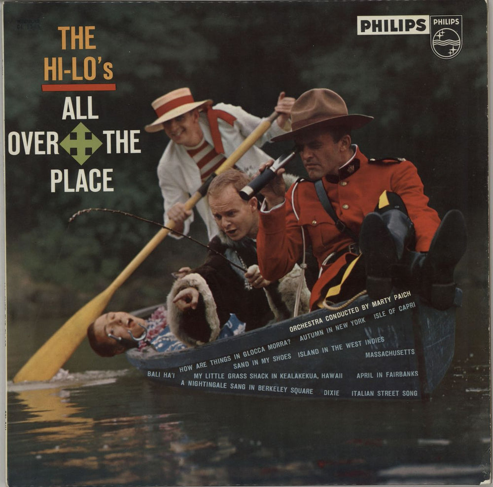 The Hi-Lo's All Over The Place UK vinyl LP album (LP record) BBL7411