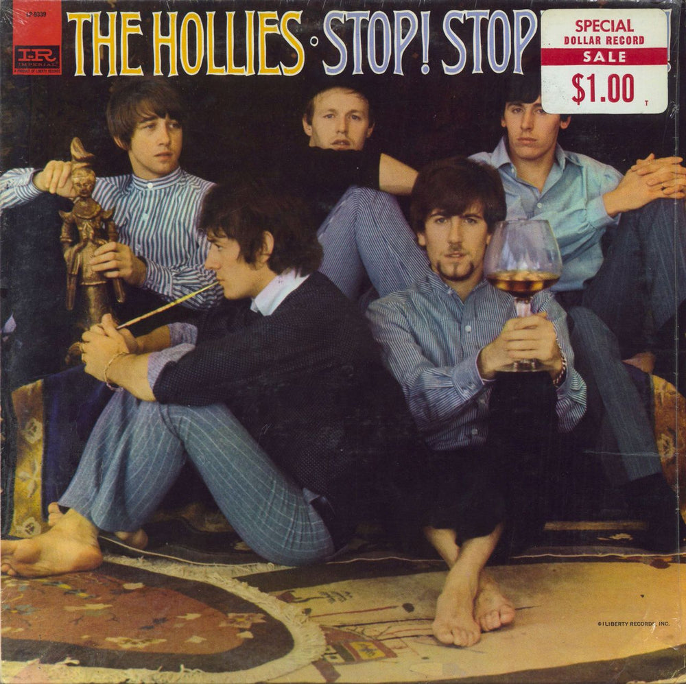 The Hollies Stop! Stop! Stop! - Mono - Black/yellow Label US vinyl LP album (LP record) LP-9339