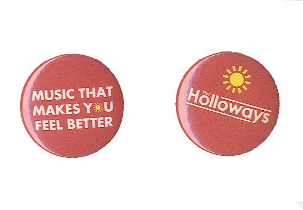 The Holloways Set Of 2 Badges UK Promo badge BADGES