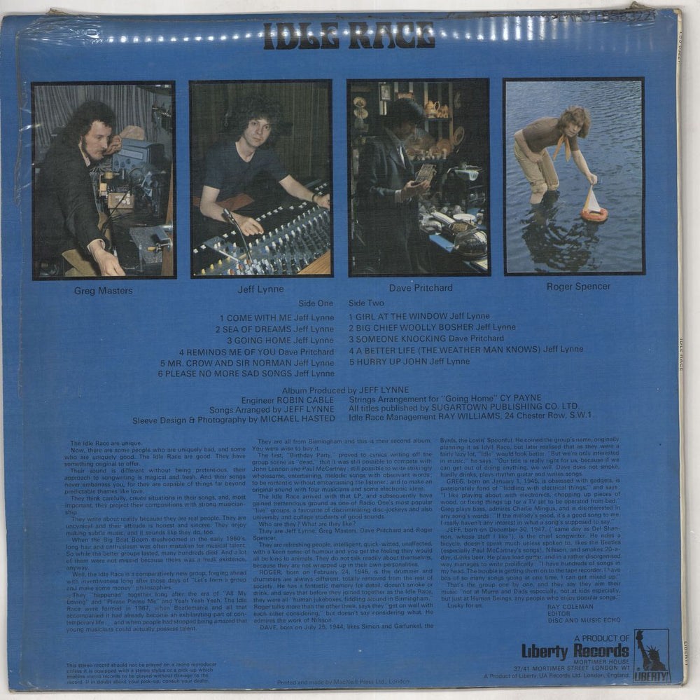 The Idle Race Idle Race UK vinyl LP album (LP record)