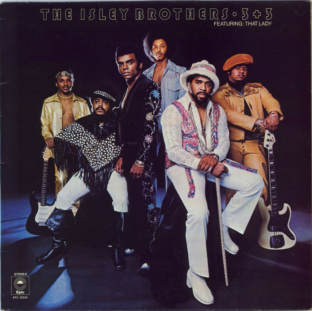 The Isley Brothers 3 + 3 (Three Plus Three) UK vinyl LP album (LP record) EPC32039