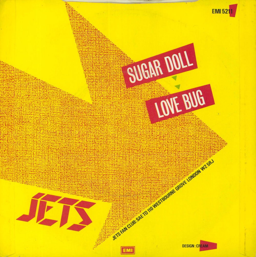 The Jets [Rockabilly] Sugar Doll UK 7" vinyl single (7 inch record / 45)