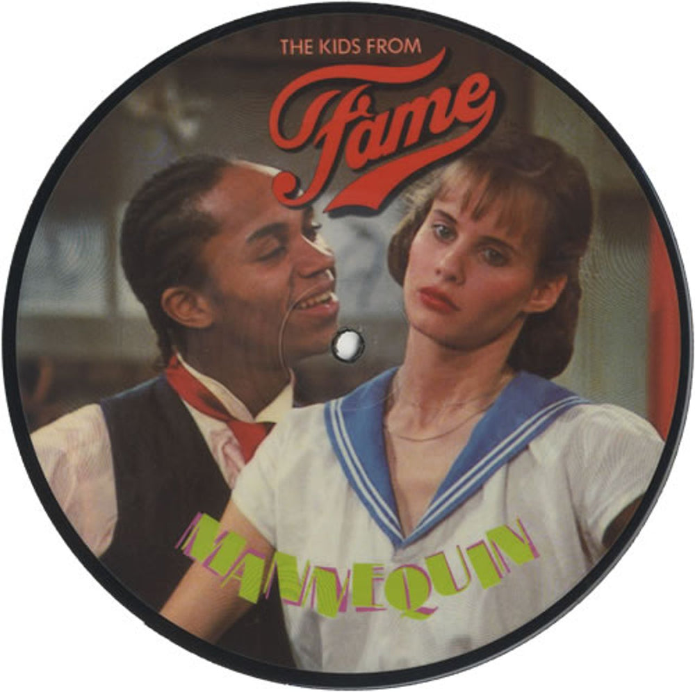 The Kids From Fame Mannequin UK 7" vinyl picture disc (7 inch picture disc single) RCAP299