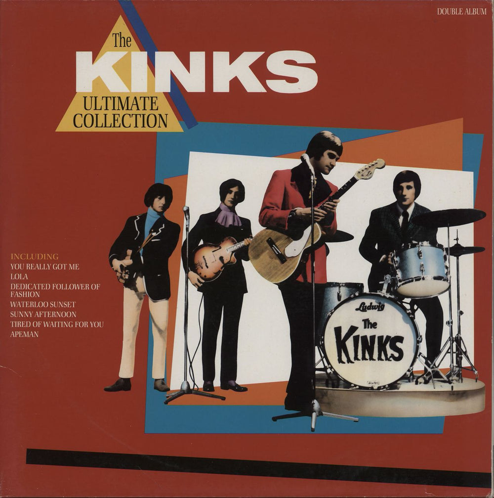 The Kinks The Ultimate Collection - 2nd UK 2-LP vinyl record set (Double LP Album) CTVLP001