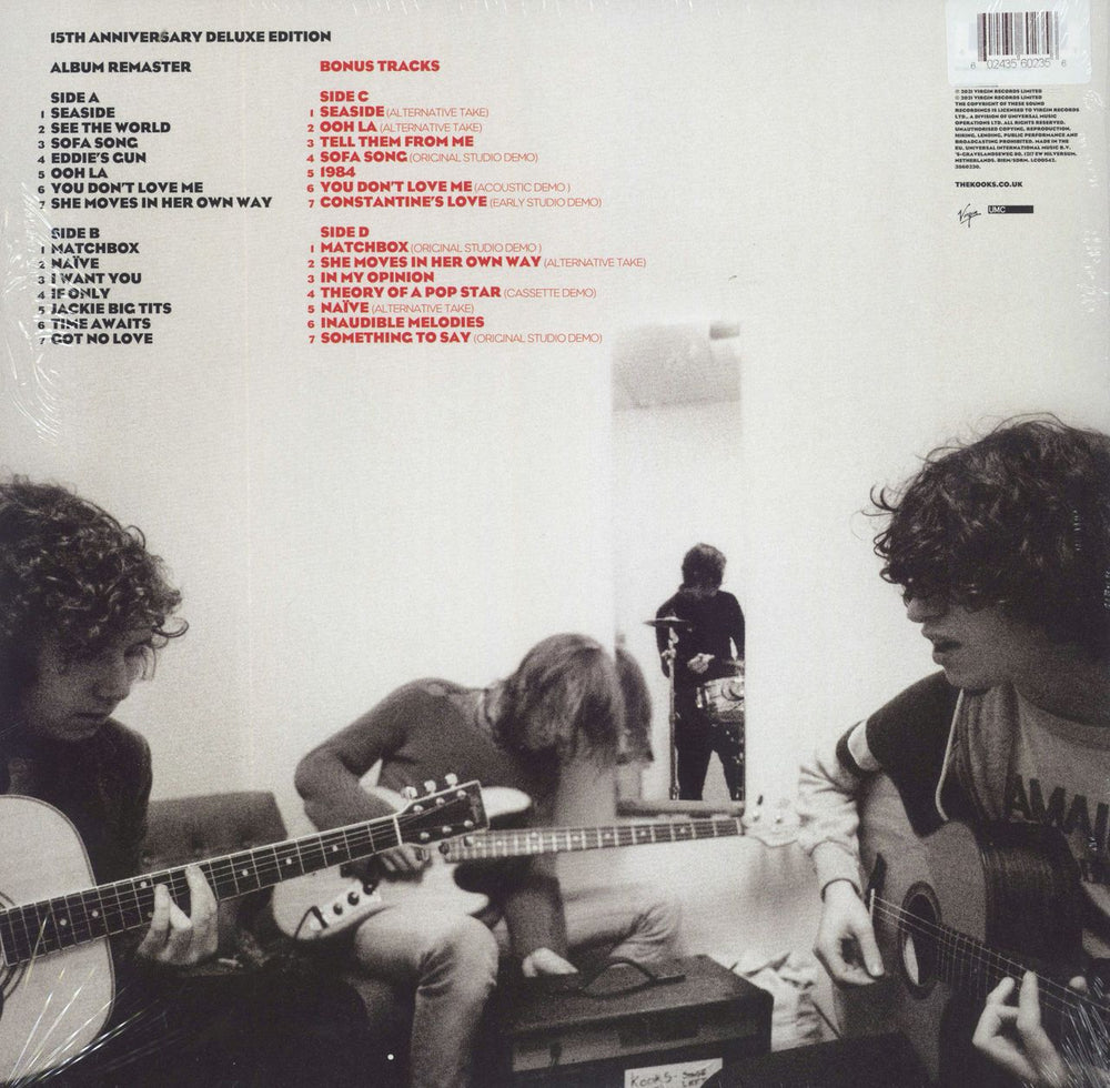 The Kooks Inside In / Inside Out UK 2-LP vinyl record set (Double LP Album) 602435602356