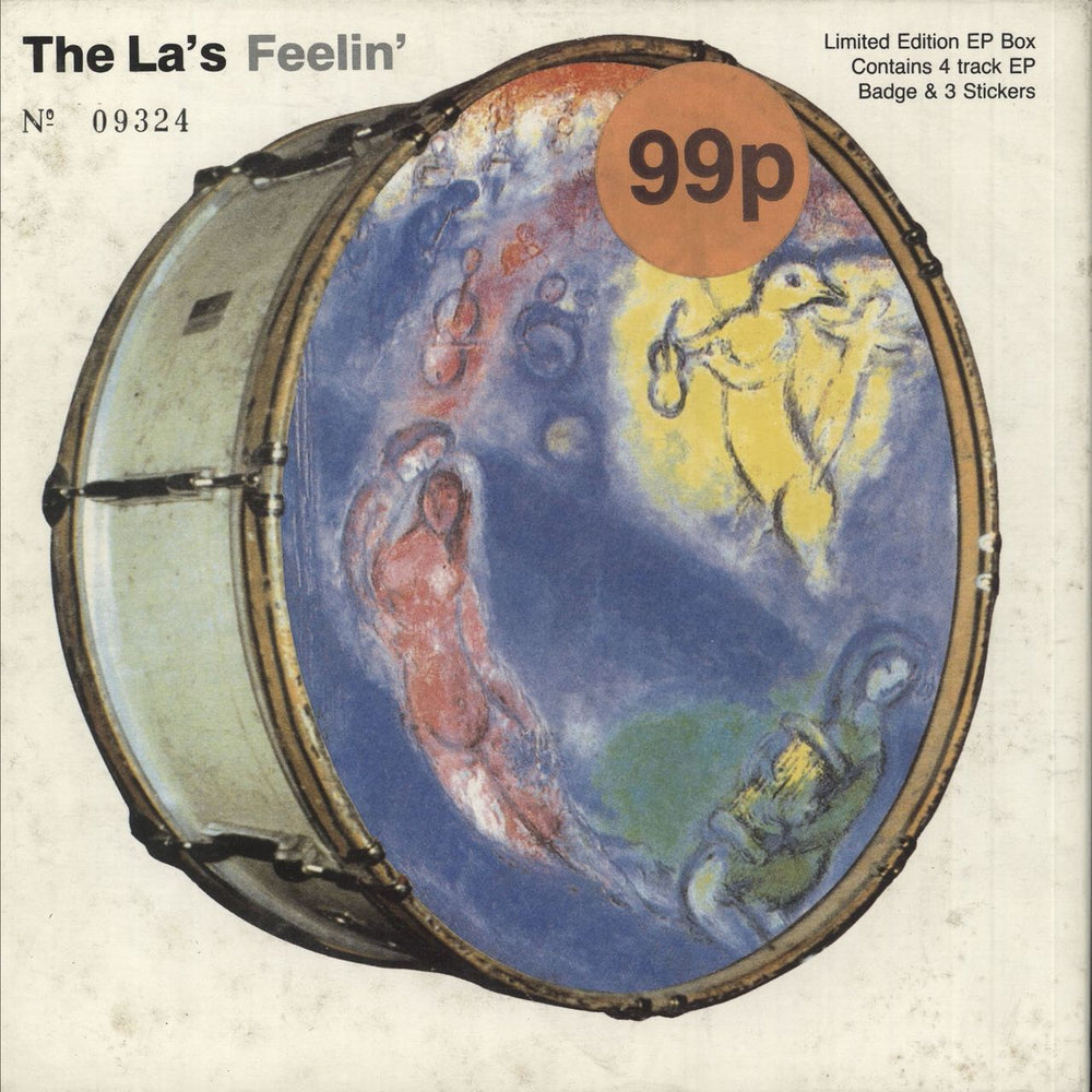 The La's Feelin' - No Badge UK box set GOLAB6