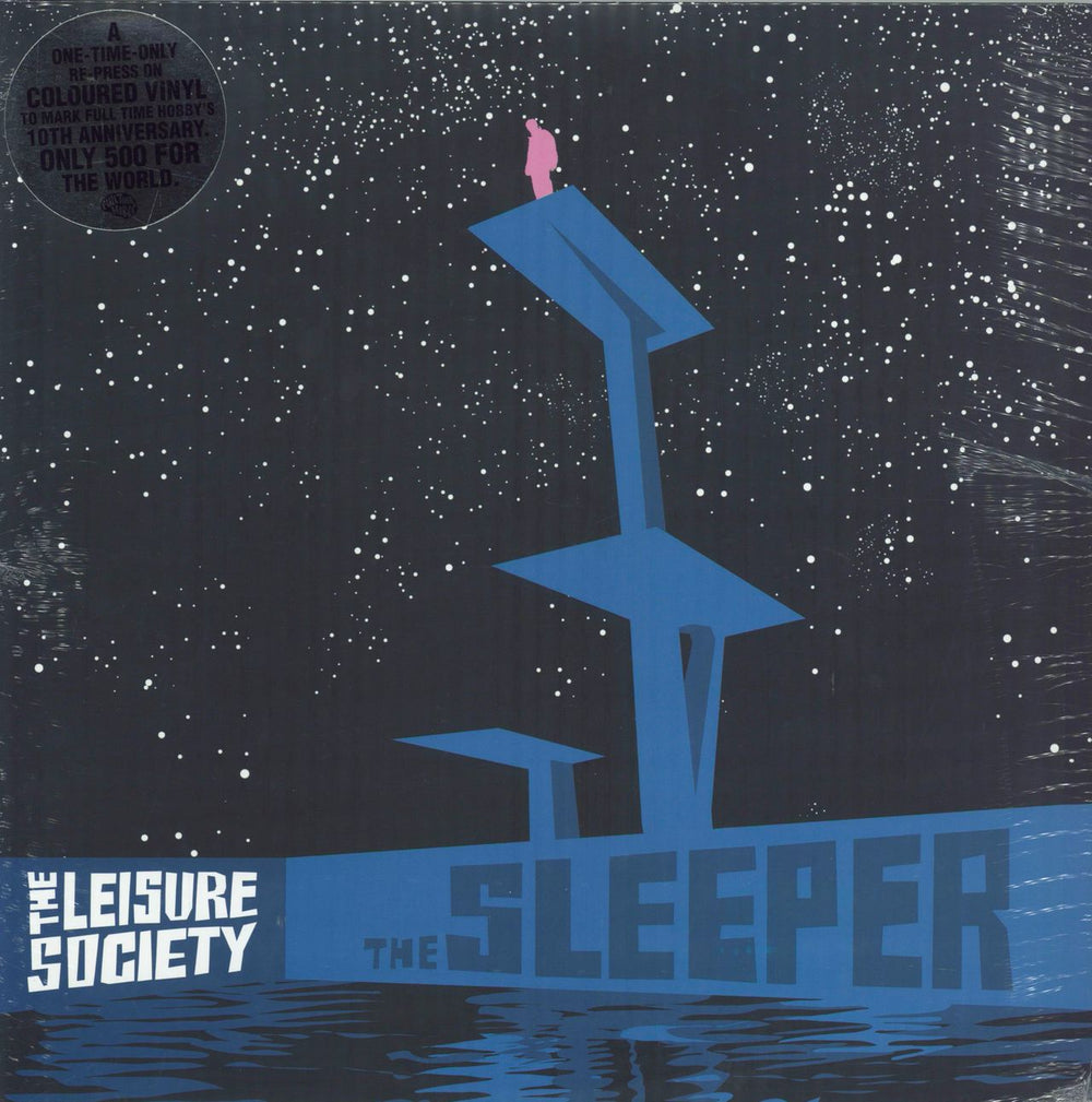 The Leisure Society The Sleeper - Blue Vinyl - Sealed UK 2-LP vinyl record set (Double LP Album) FTH081LP