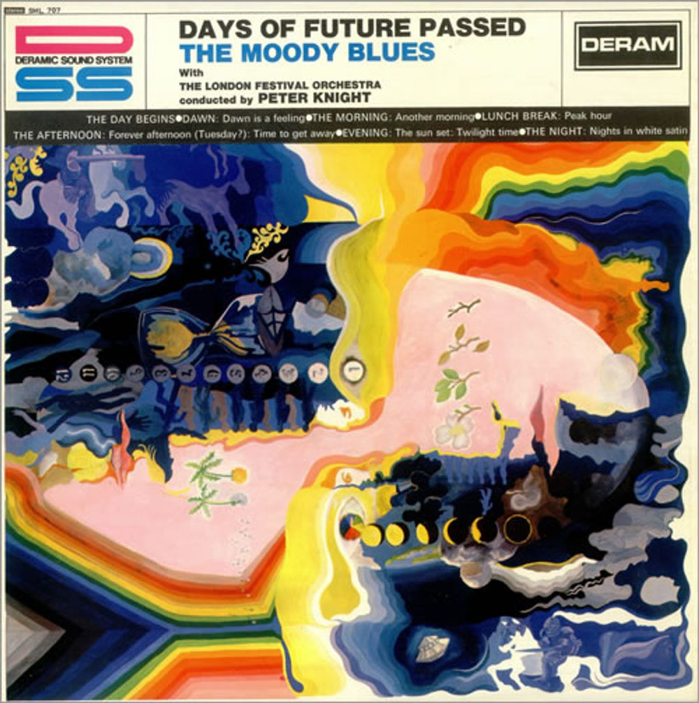 The Moody Blues Days Of Future Passed - 2nd UK vinyl LP album (LP record) SML707