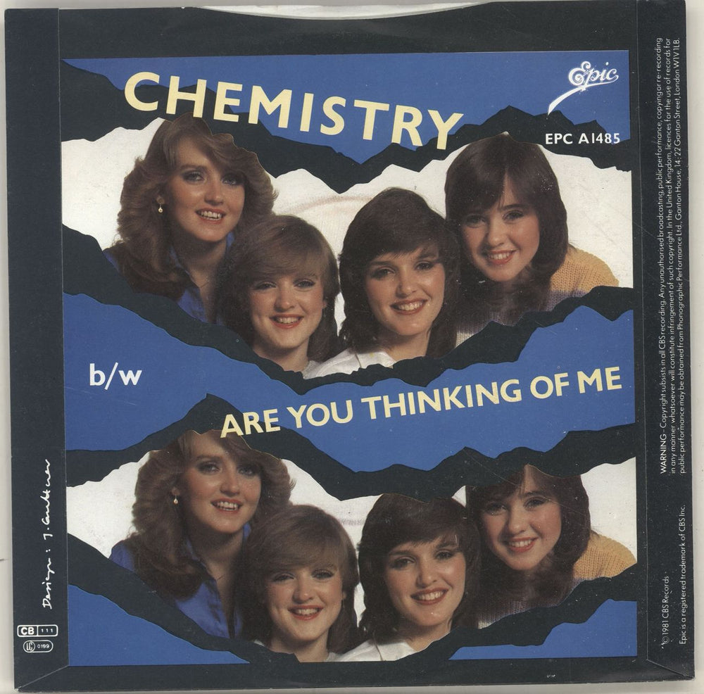 The Nolans Chemistry UK 7" vinyl single (7 inch record / 45) NOL07CH171942