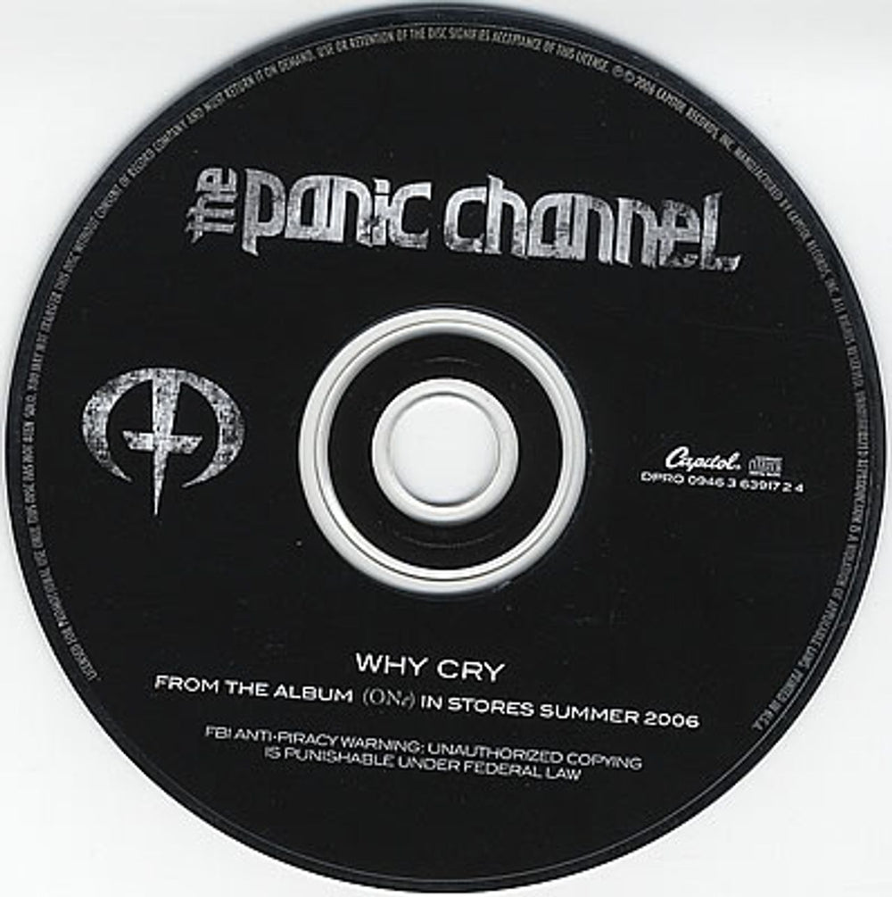 The Panic Channel Why Cry US Promo CD single (CD5 / 5") PNLC5WH372117