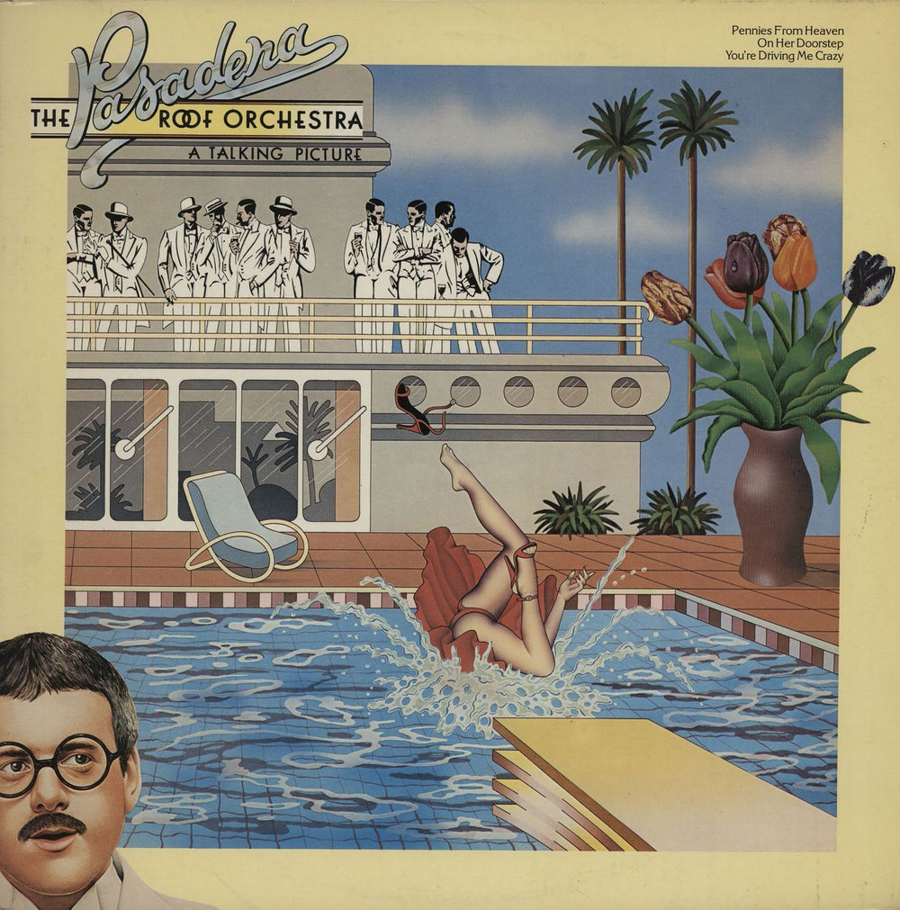 The Pasadena Roof Orchestra A Talking Picture - Gold promo stamped UK vinyl LP album (LP record) CBS82751