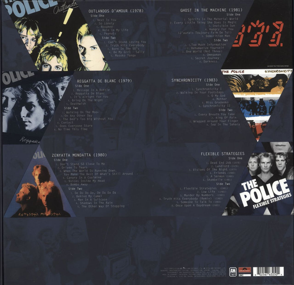 The Police Every Move You Make - The Studio Recordings - 180gm 6-LP UK Vinyl Box Set 602567632504