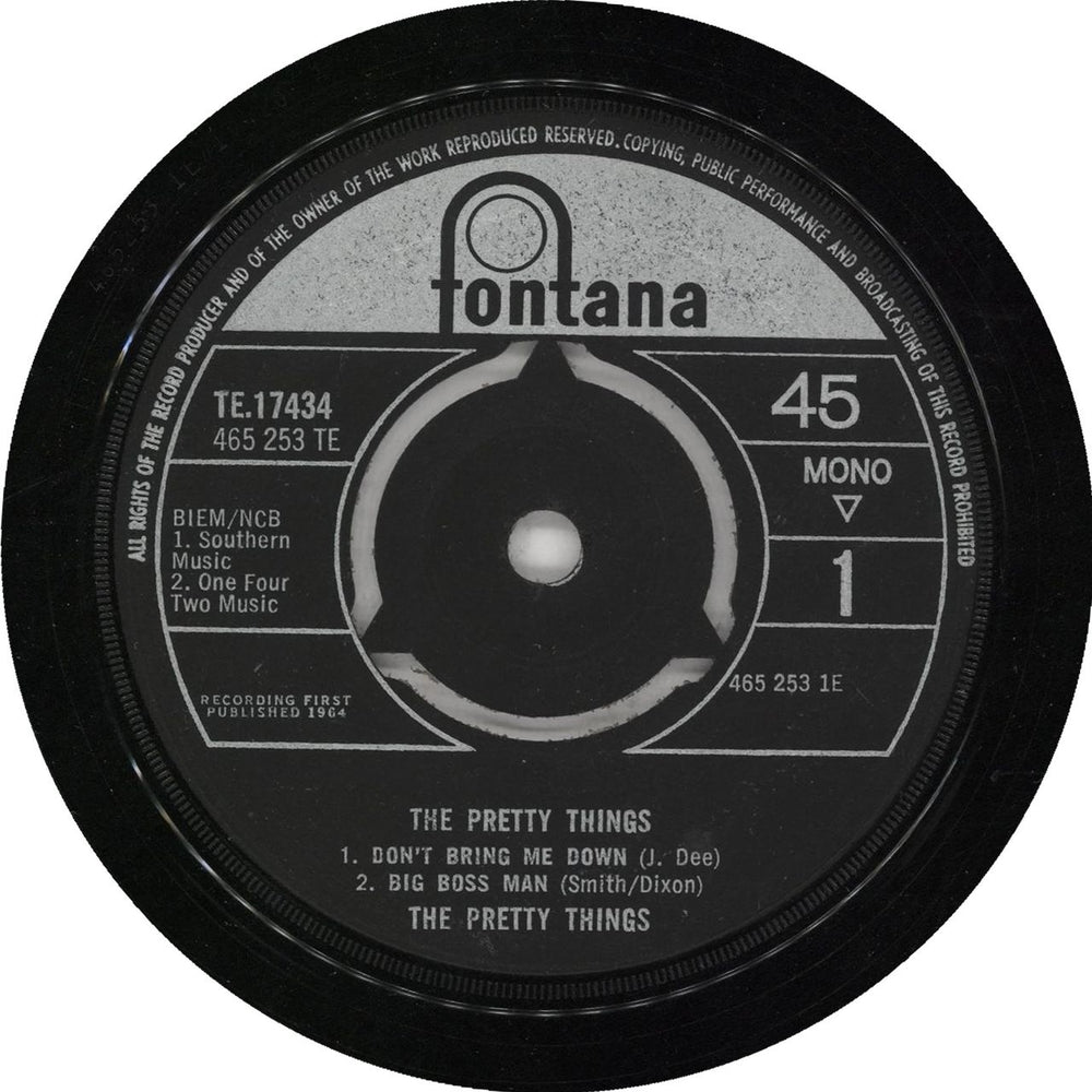 The Pretty Things The Pretty Things - VG UK 7" vinyl single (7 inch record / 45)