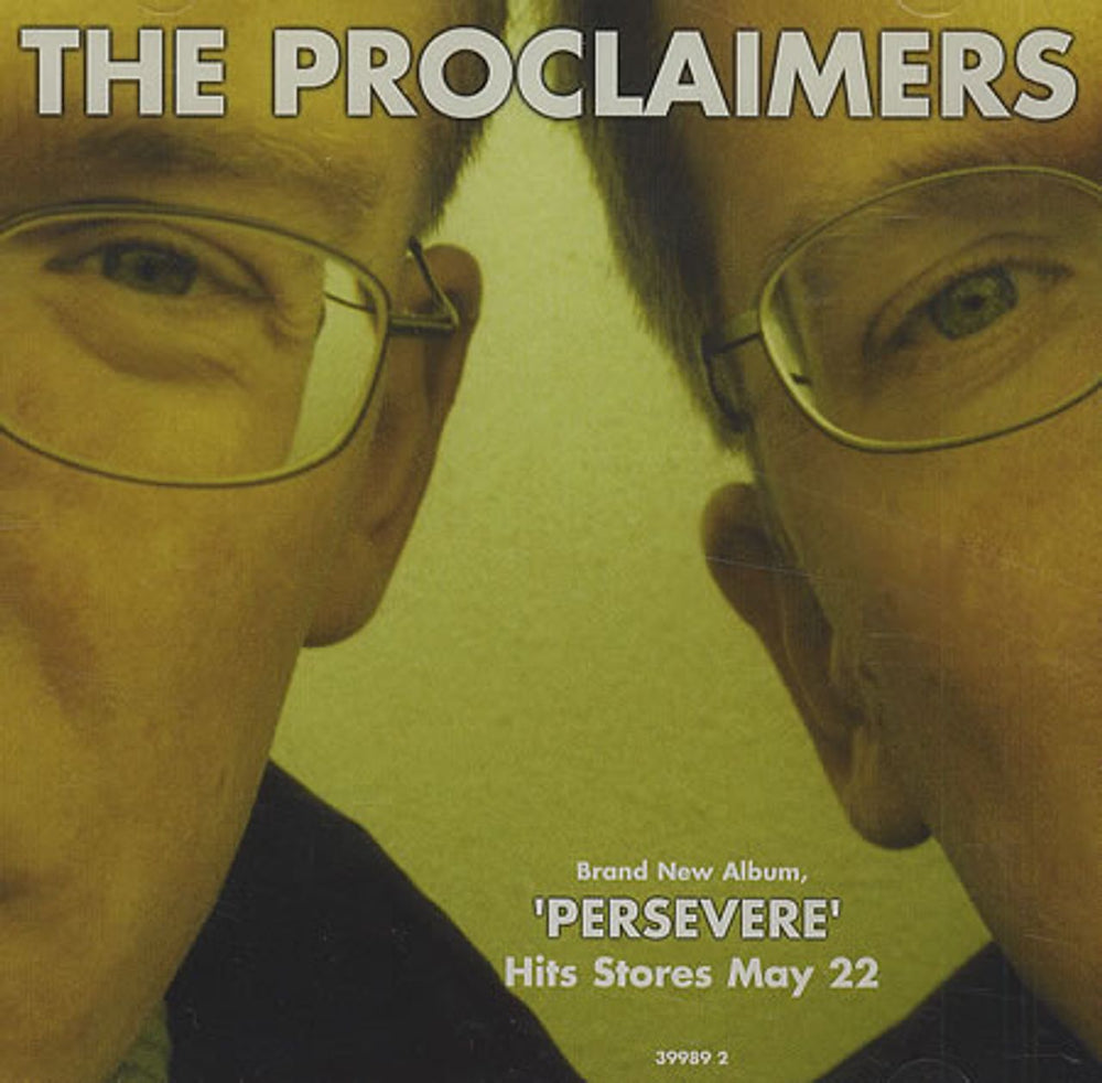 The Proclaimers Persevere Sampler Canadian Promo CD album (CDLP) 399892