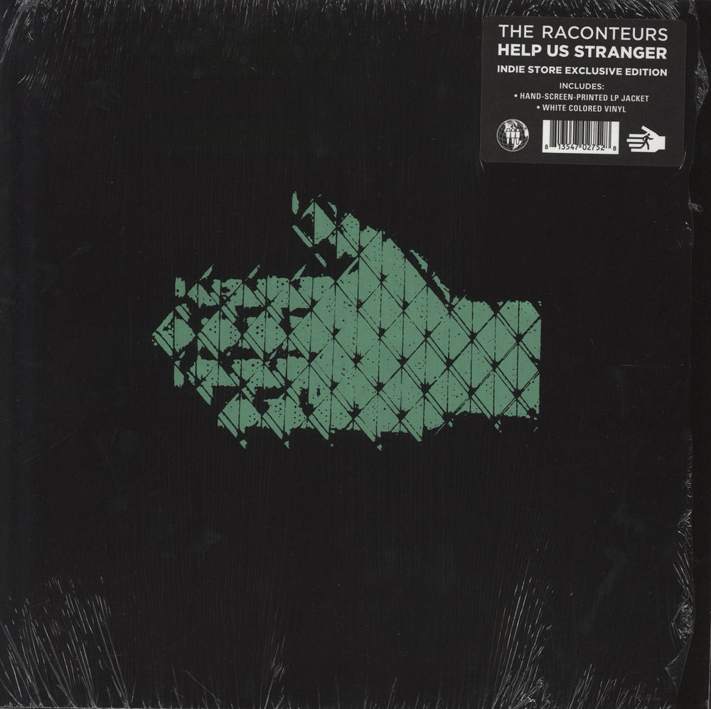 The Raconteurs Help Us Stranger - White Vinyl - Opened shrink US vinyl LP album (LP record) TMR600