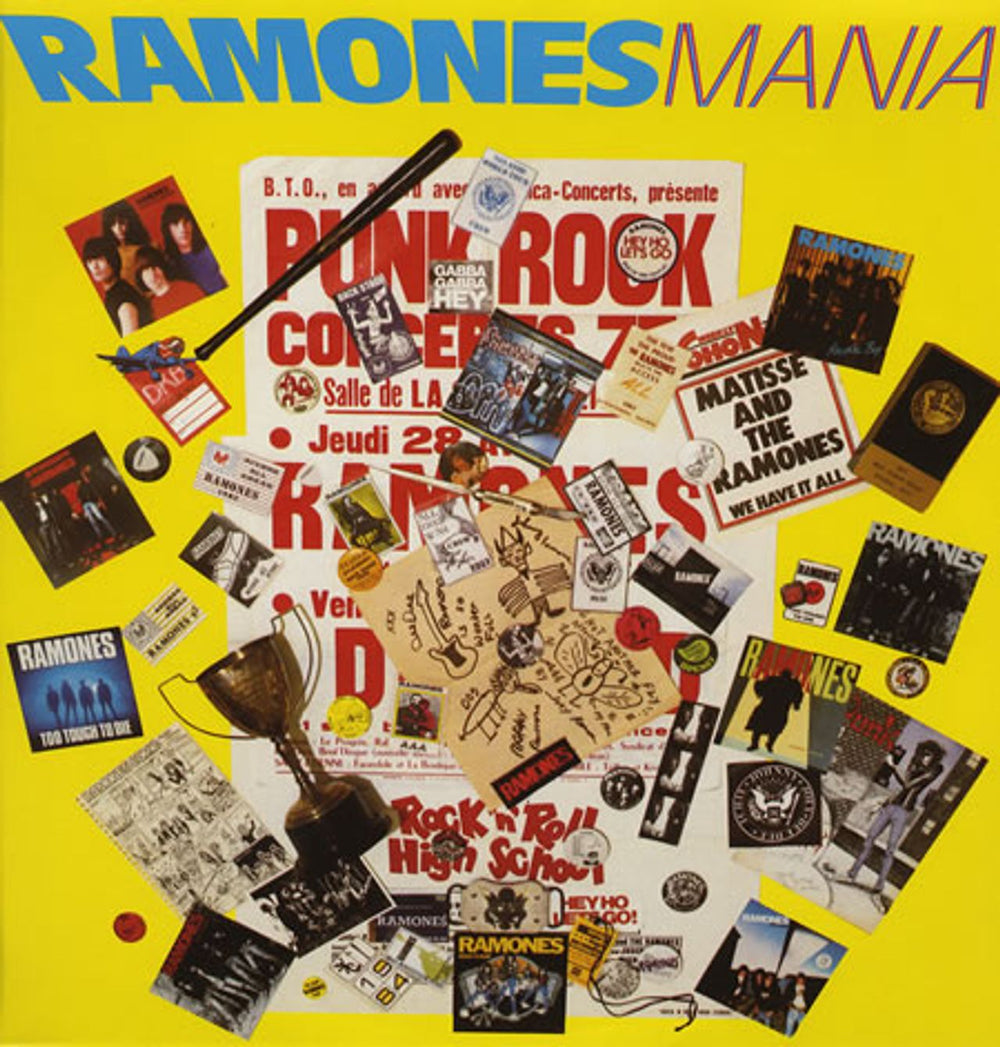 The Ramones Ramones Mania German 2-LP vinyl record set (Double LP Album) 925709-1