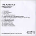 The Rascals [2000's] Rascalize UK Promo CD-R acetate CDR ACETATE