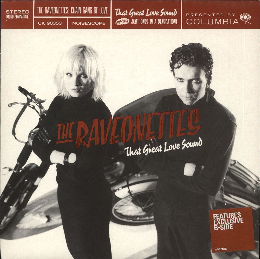 The Raveonettes That Great Love Sound UK 7" vinyl single (7 inch record / 45) RAVEON006