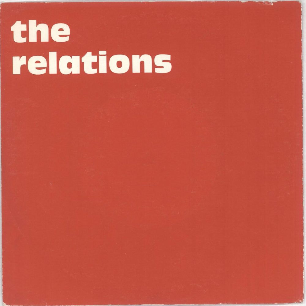 The Relations Big Mans Shoes UK 7" vinyl single (7 inch record / 45) HCP001