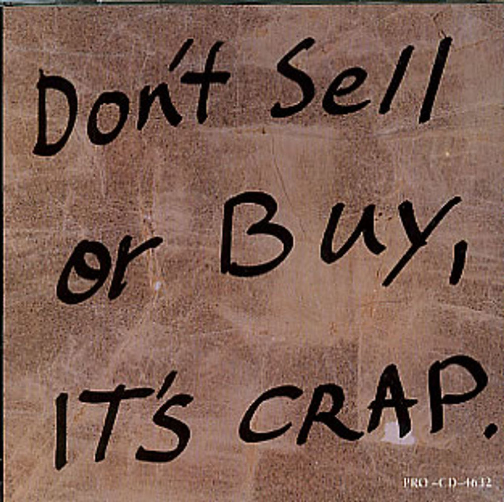 The Replacements Don't Sell Or Buy, It's Crap US Promo CD single (CD5 / 5") PRO-CD-4632