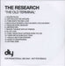 The Research The Old Terminal UK Promo CD-R acetate CD-R