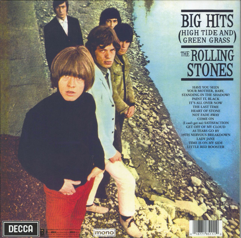 The Rolling Stones Big Hits (High Tide And Green Grass) RSD19 - 180gram Green Vinyl UK vinyl LP album (LP record) 018771851110