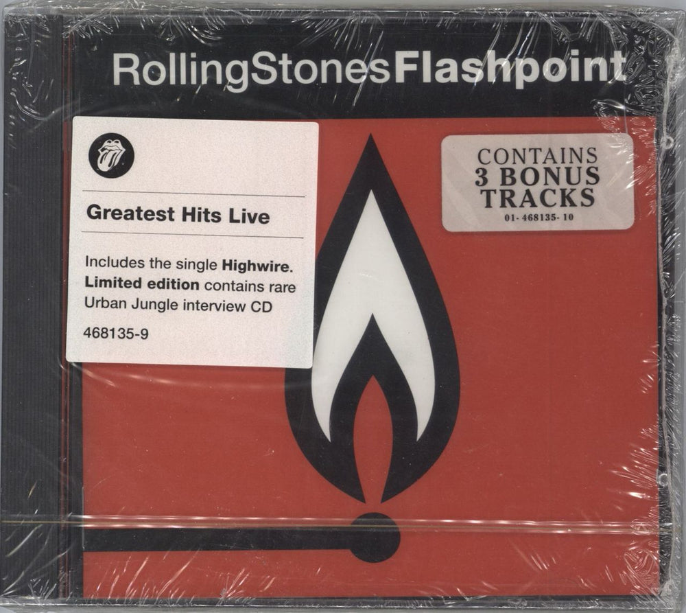 The Rolling Stones Flashpoint + Interview - Sealed UK 2 CD album set (Double CD) 468135-9