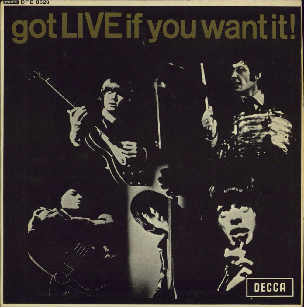 The Rolling Stones Got Live If You Want It EP - 1972 Boxed - EX UK 7" vinyl single (7 inch record / 45) DFE8620