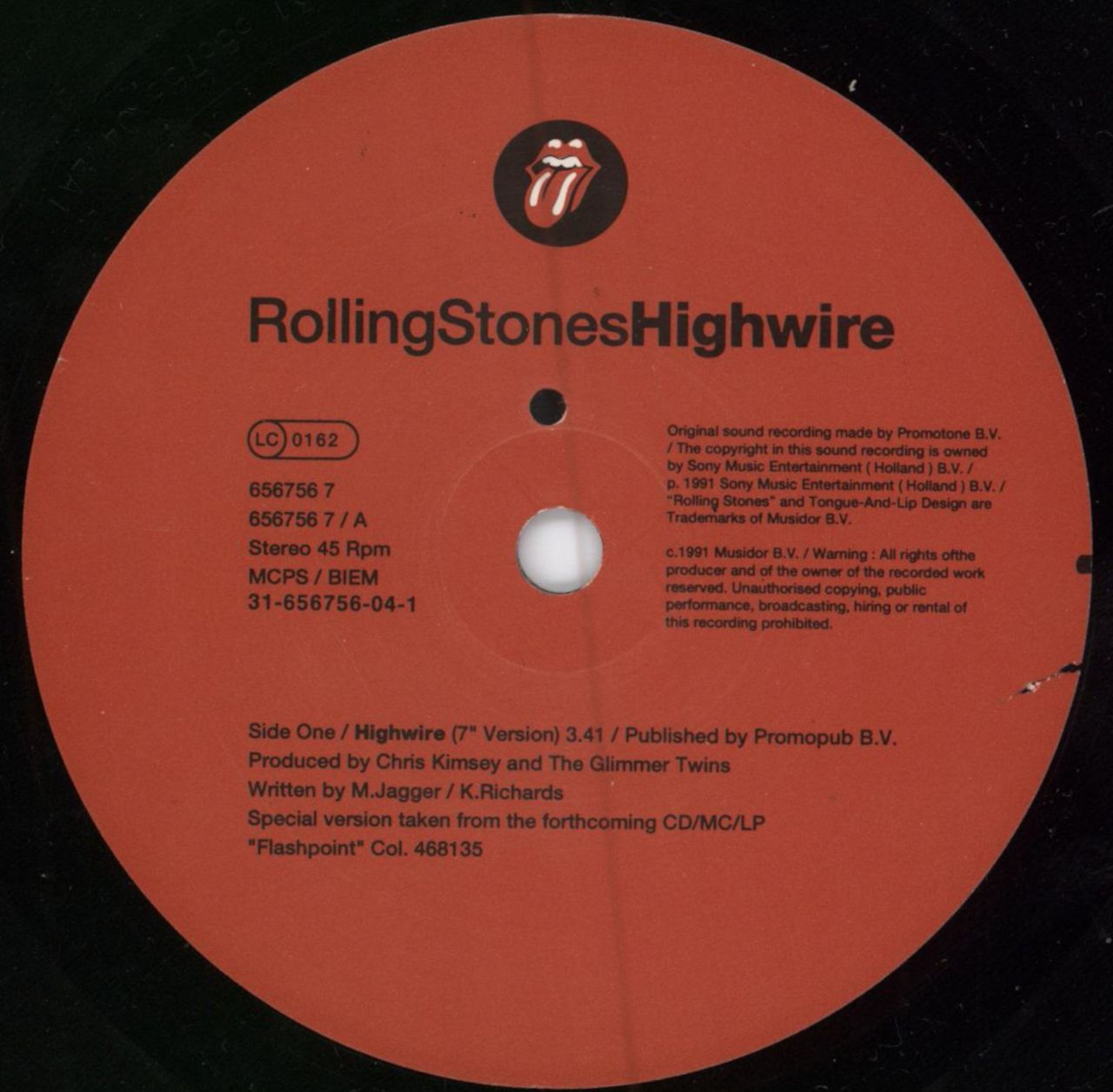 The Rolling Stones - Flashpoint (Vinyl LP - 1991 - EU - Original)