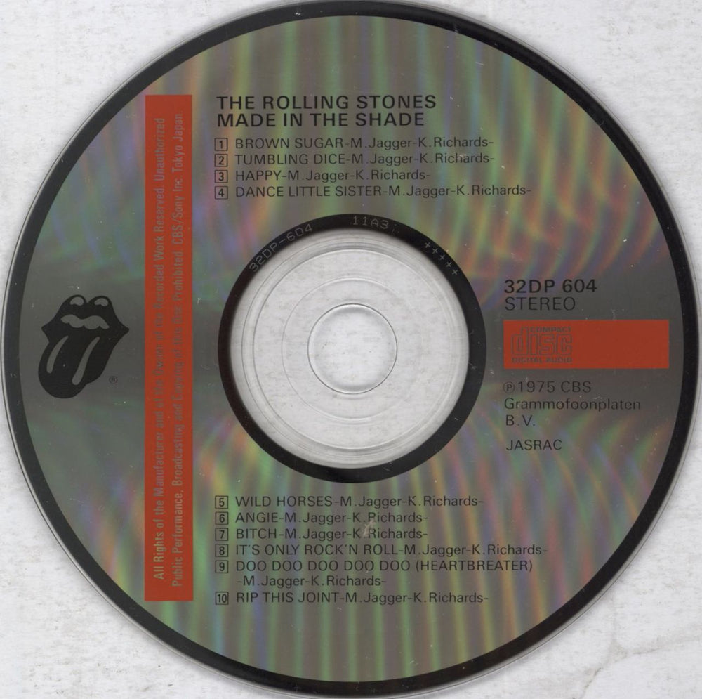 The Rolling Stones Made In The Shade Japanese CD album (CDLP) ROLCDMA824091