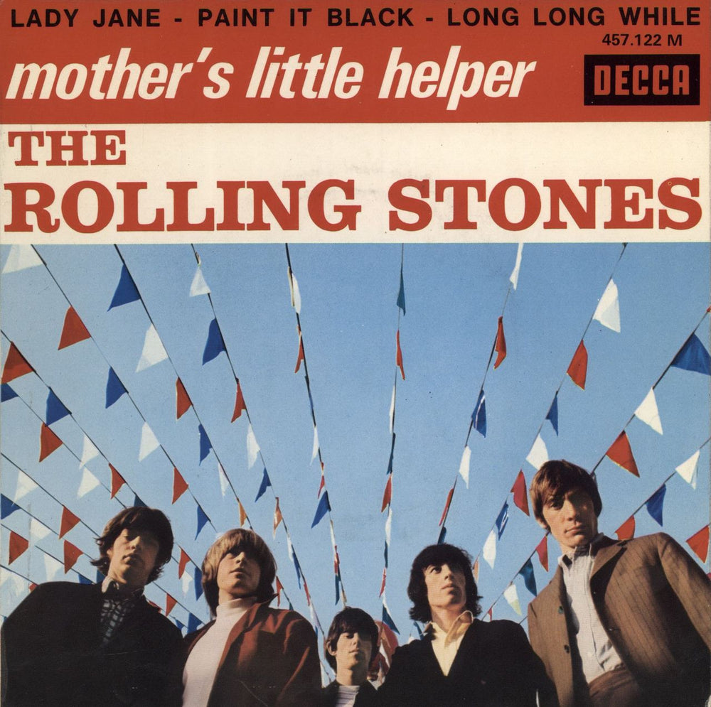 The Rolling Stones Mother's Little Helper - 9-66 + Tab French 7" vinyl single (7 inch record / 45) 457.122