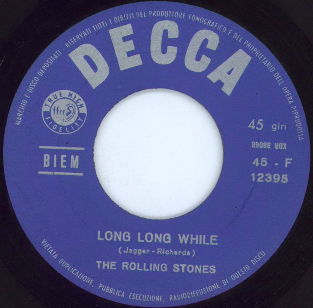 The Rolling Stones Paint It, Black - White Disco Giallo Logo Italian 7" vinyl single (7 inch record / 45)