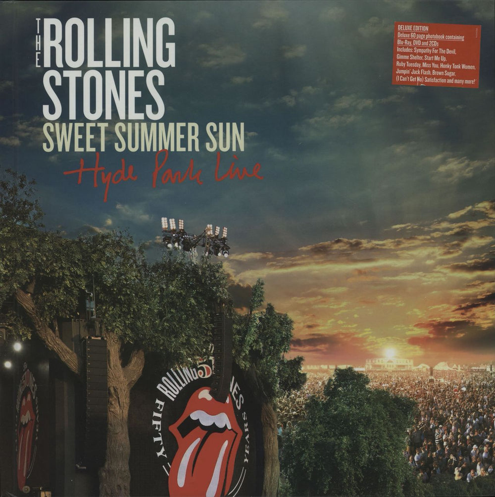 The Rolling Stones Sweet Summer Sun - Hyde Park Live - Sealed UK 3-disc CD/DVD Set EREDV1014