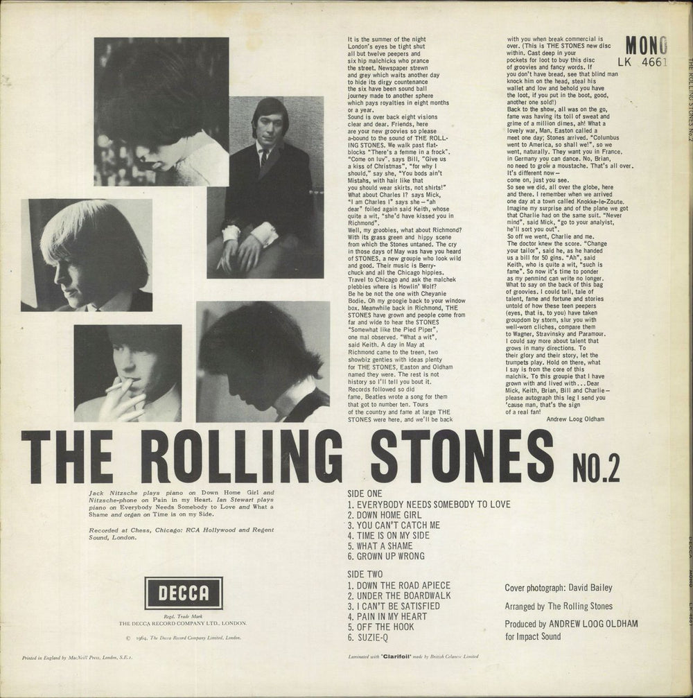 The Rolling Stones The Rolling Stones No. 2 - Boxed - VG UK vinyl LP album (LP record)