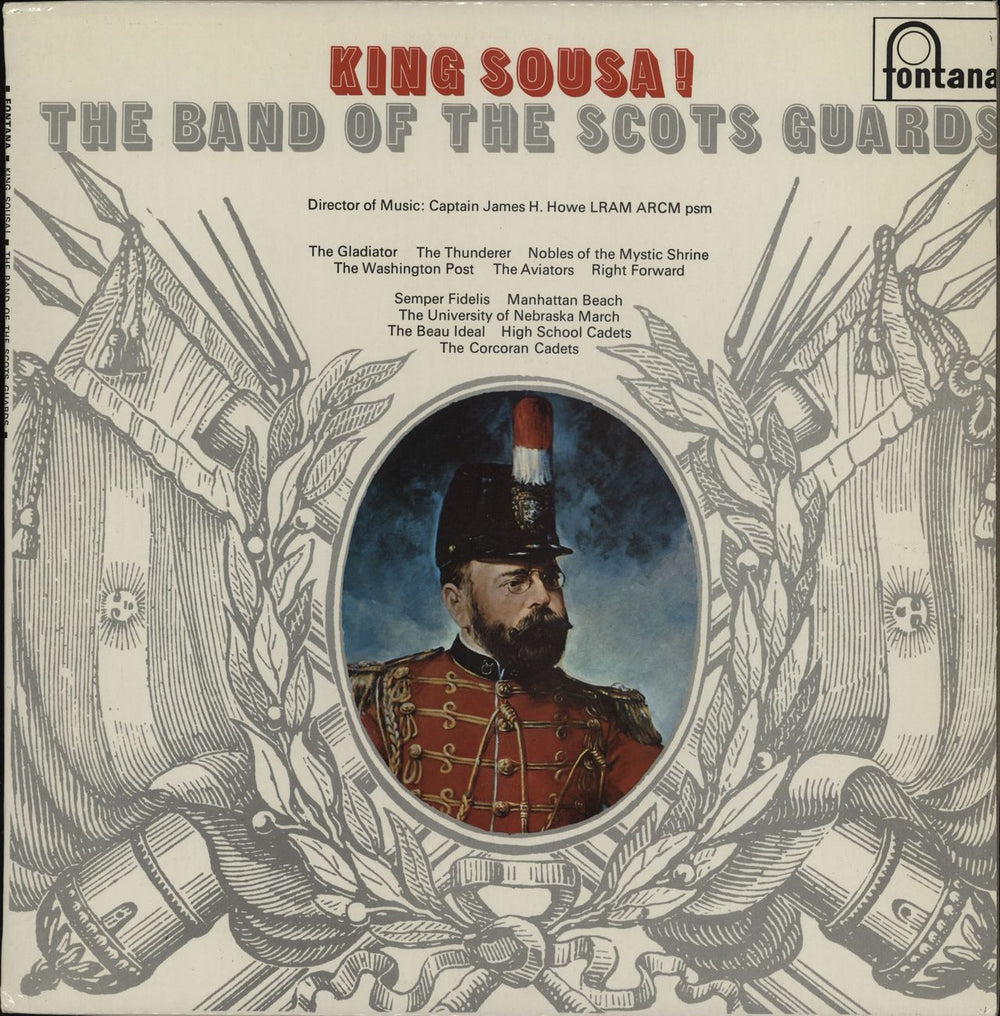 The Scots Guards King Sousa! UK vinyl LP album (LP record) STL5428