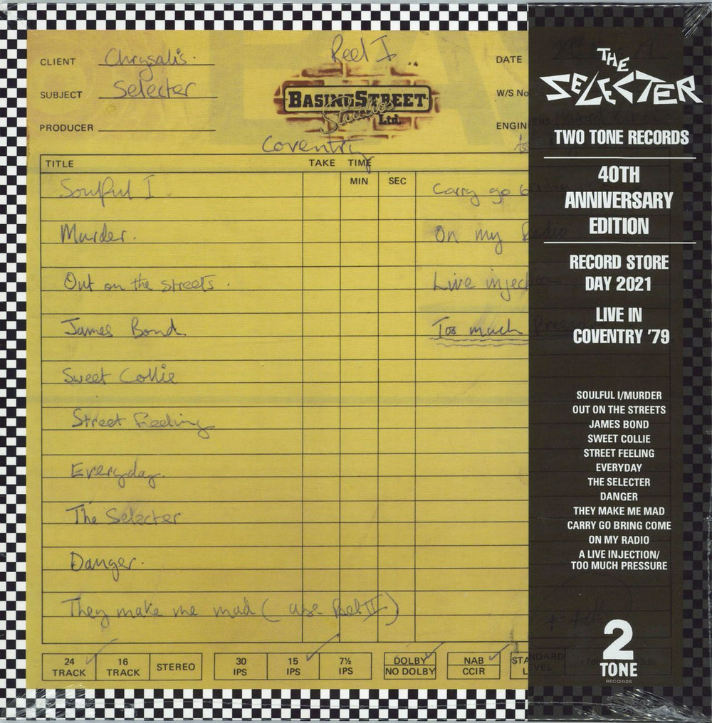 The Selecter Live In Coventry '79 - RSD 2021 - Sealed UK vinyl LP album (LP record) CDLTTL5002