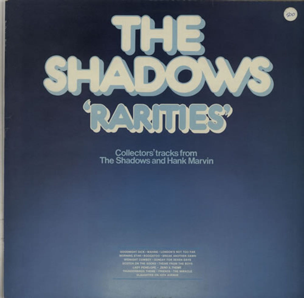 The Shadows Rarities - Laminated Sleeve UK vinyl LP album (LP record) NUT2