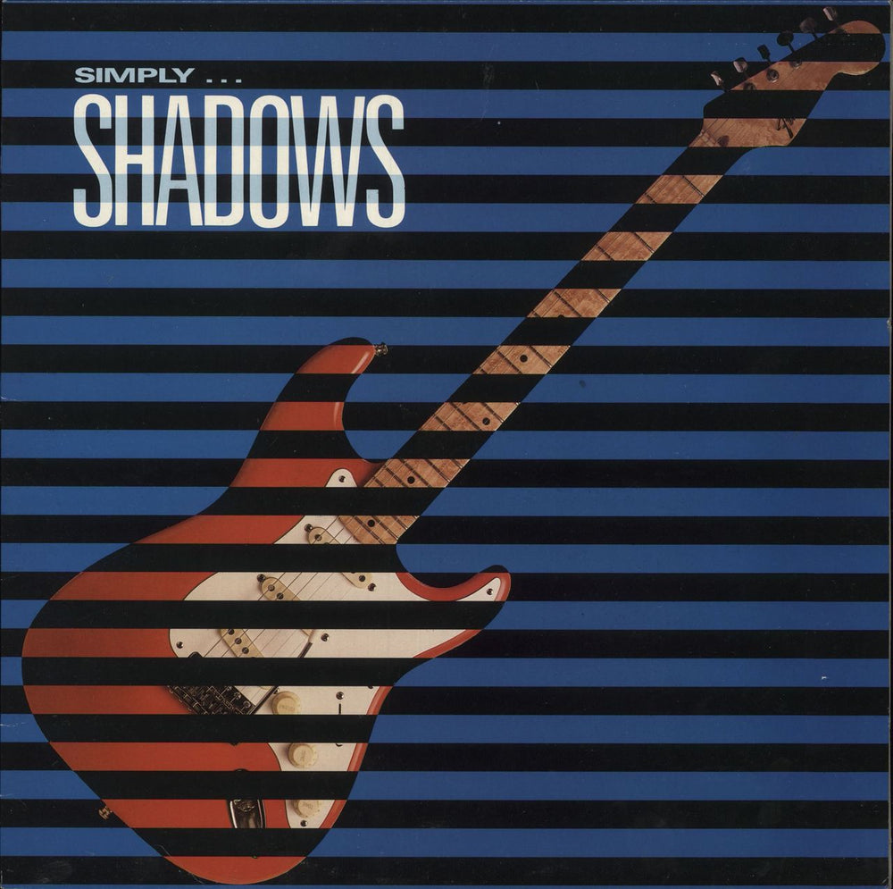 The Shadows Simply Shadows - Promo Stamped UK vinyl LP album (LP record) SHAD1