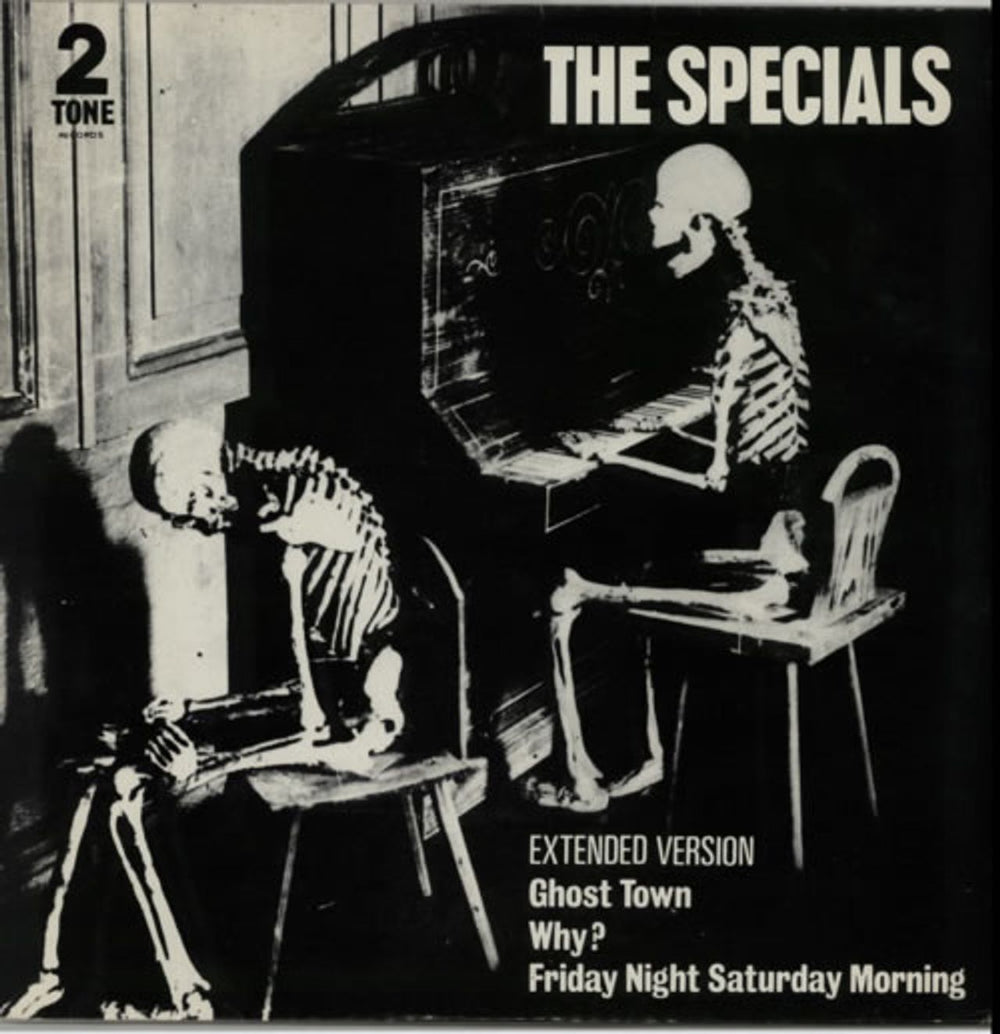 The Specials Ghost Town - Matt UK 12" vinyl single (12 inch record / Maxi-single) CHSTT1217