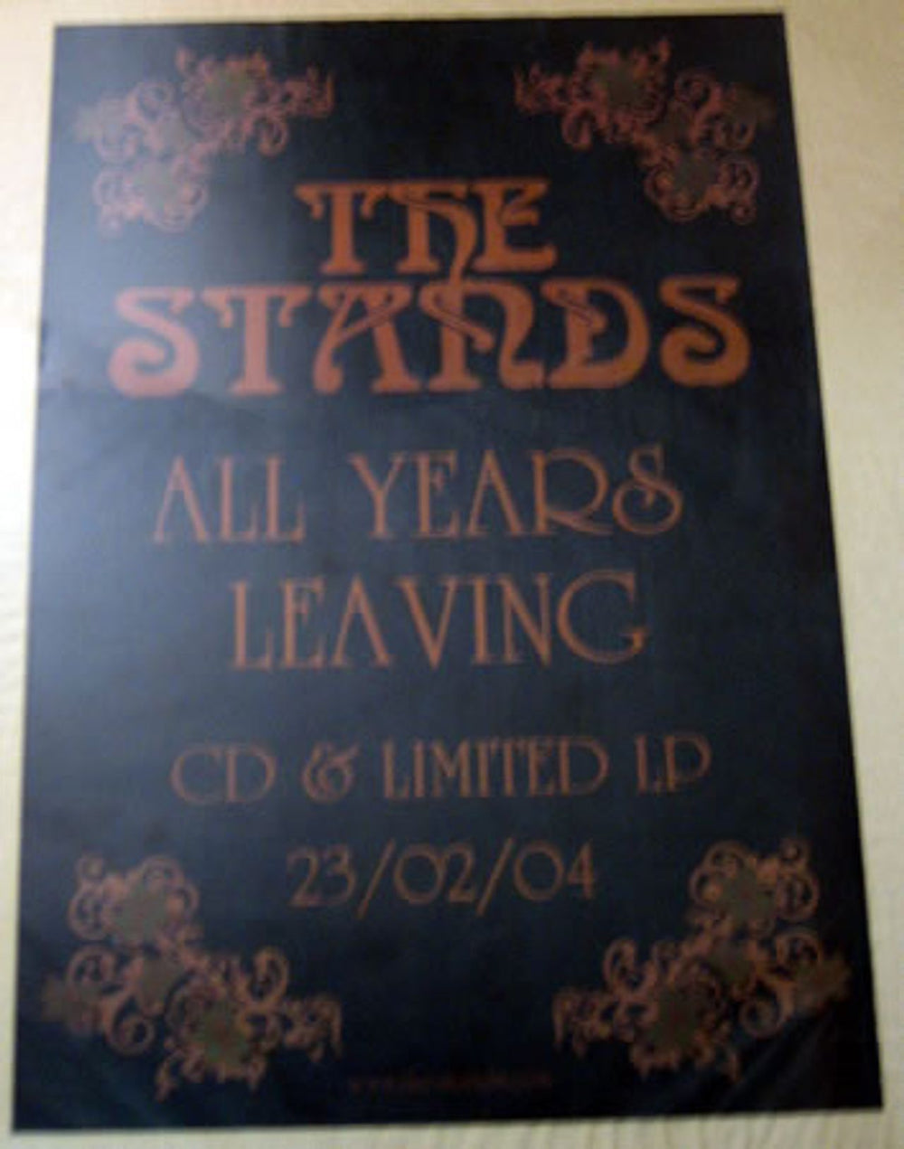 The Stands All Years Leaving - Set Of 2 Posters UK Promo poster PROMO POSTER SET