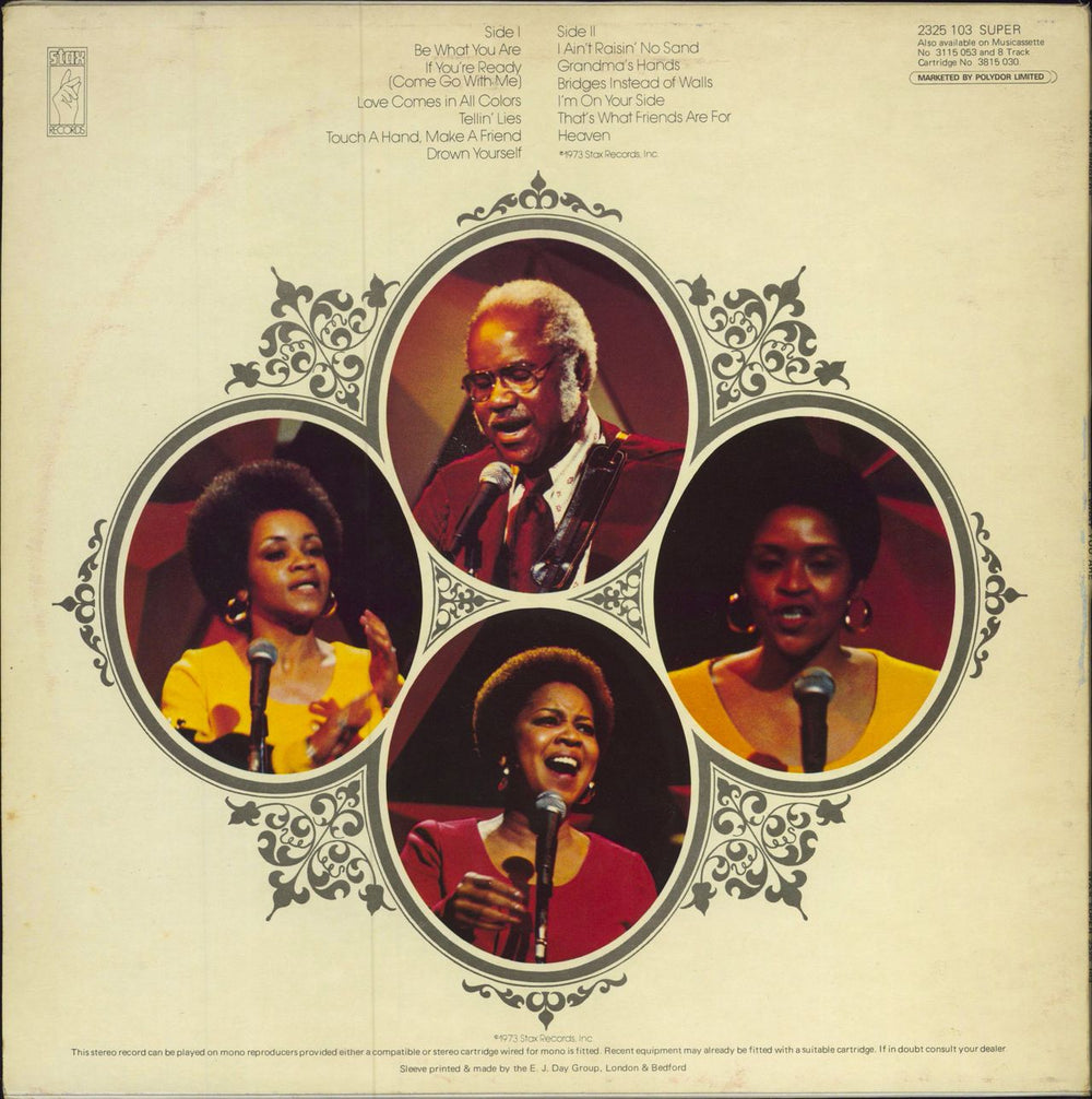 The Staple Singers Be What You Are UK vinyl LP album (LP record)