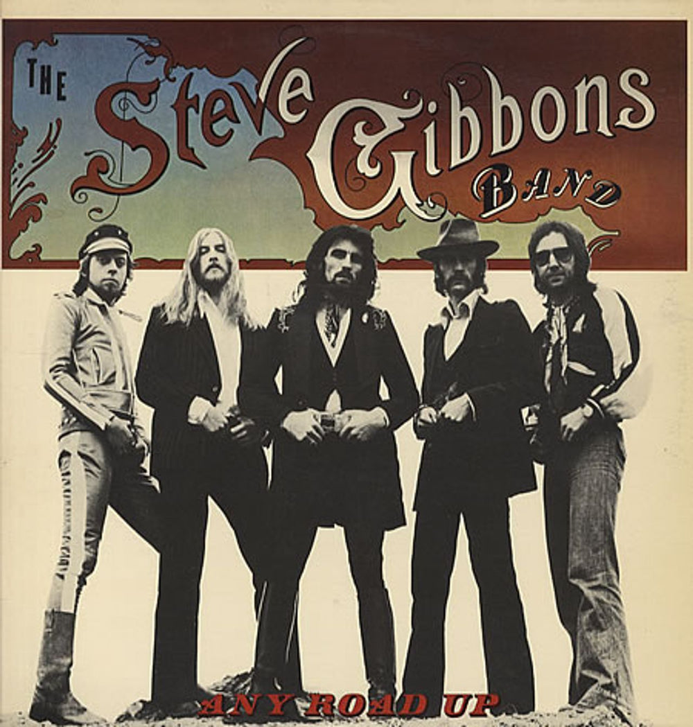 The Steve Gibbons Band Any Road Up - laminated p/s UK vinyl LP album (LP record) 2383381