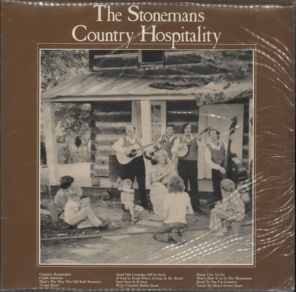 The Stonemans Country Hospitality Irish vinyl LP album (LP record) SKYL7001