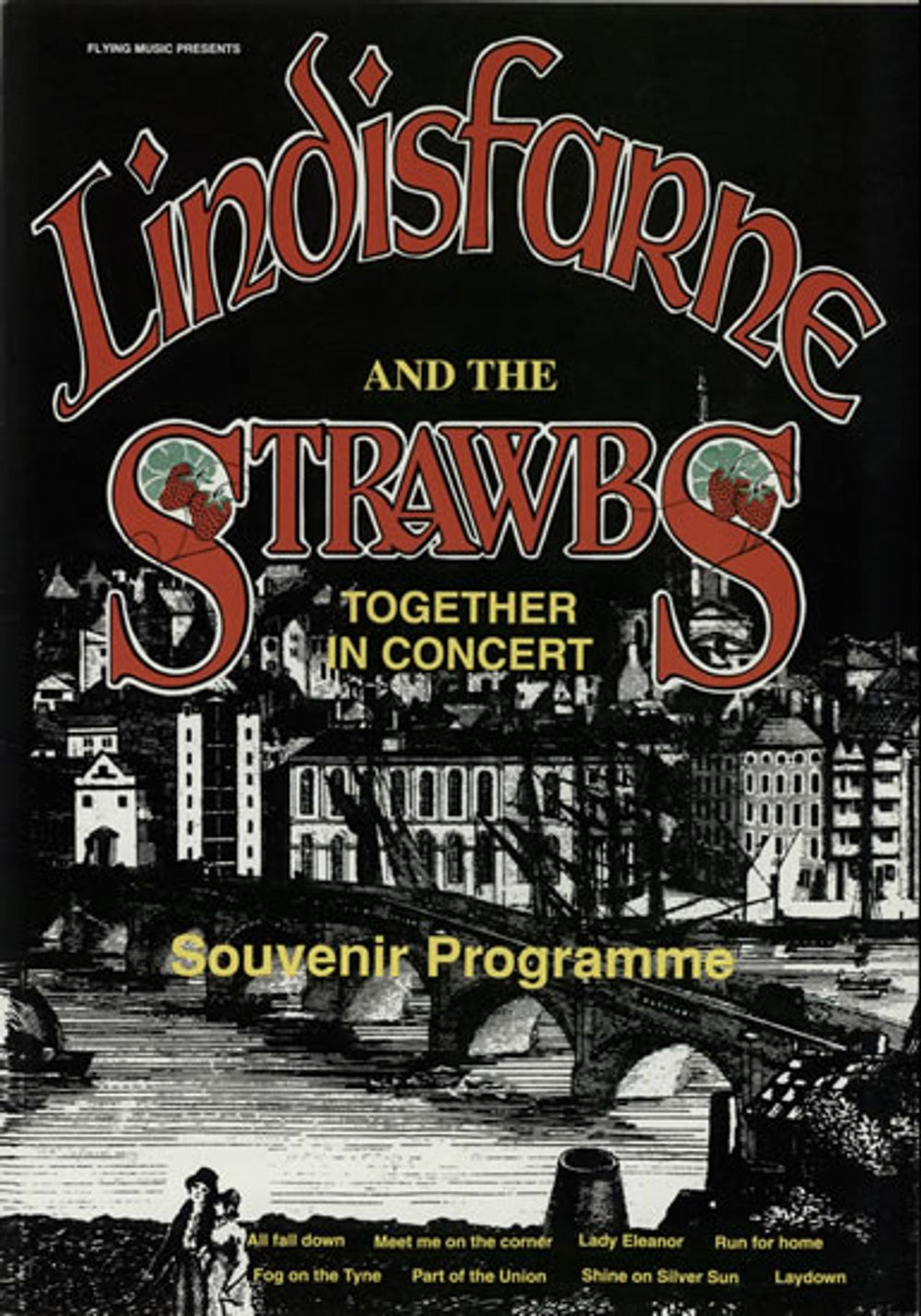 The Strawbs Lindisfarne And The Strawbs Together In Concert - Autographs UK tour programme TOUR PROGRAMME