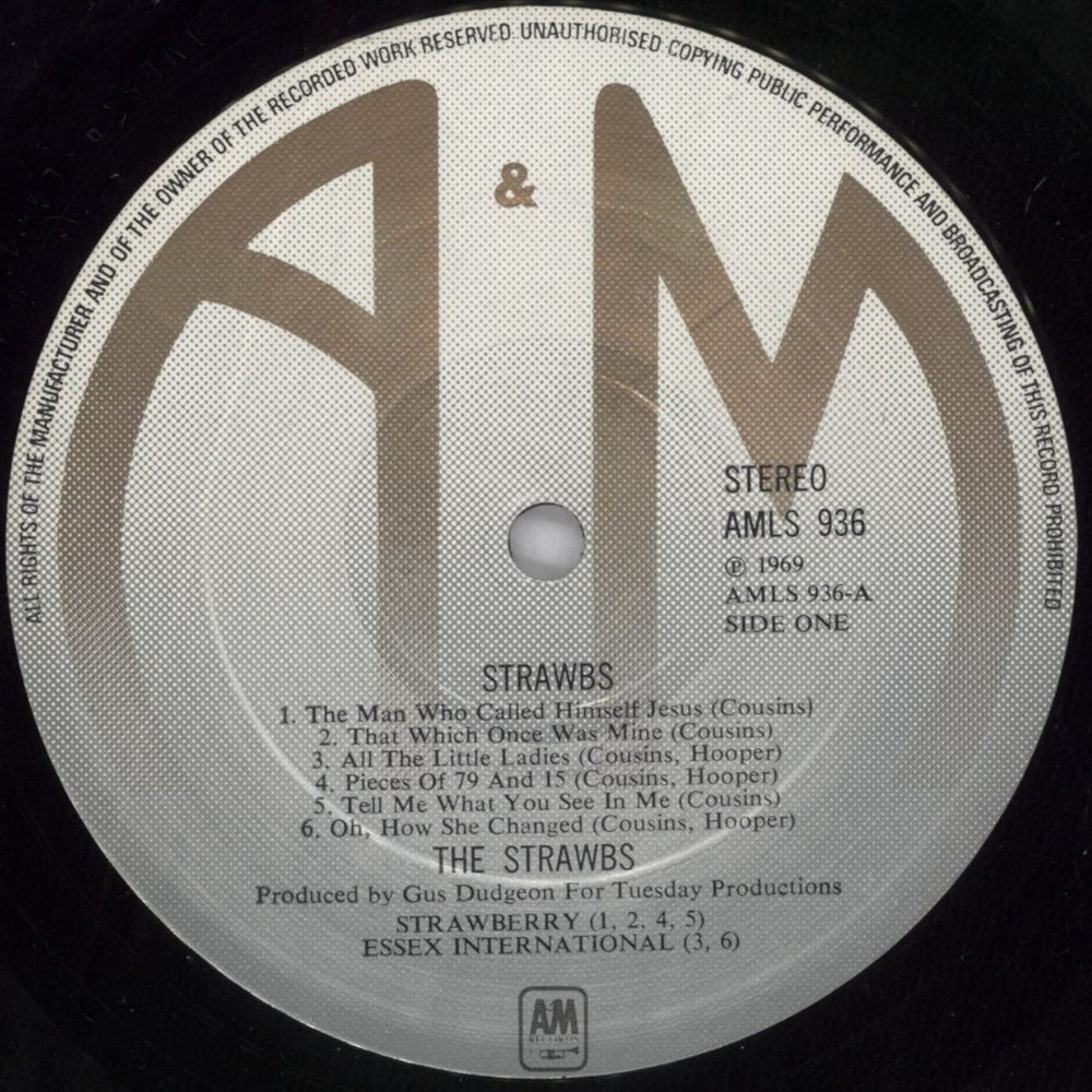 The Strawbs Strawbs - silver label UK vinyl LP album (LP record) SRBLPST762008