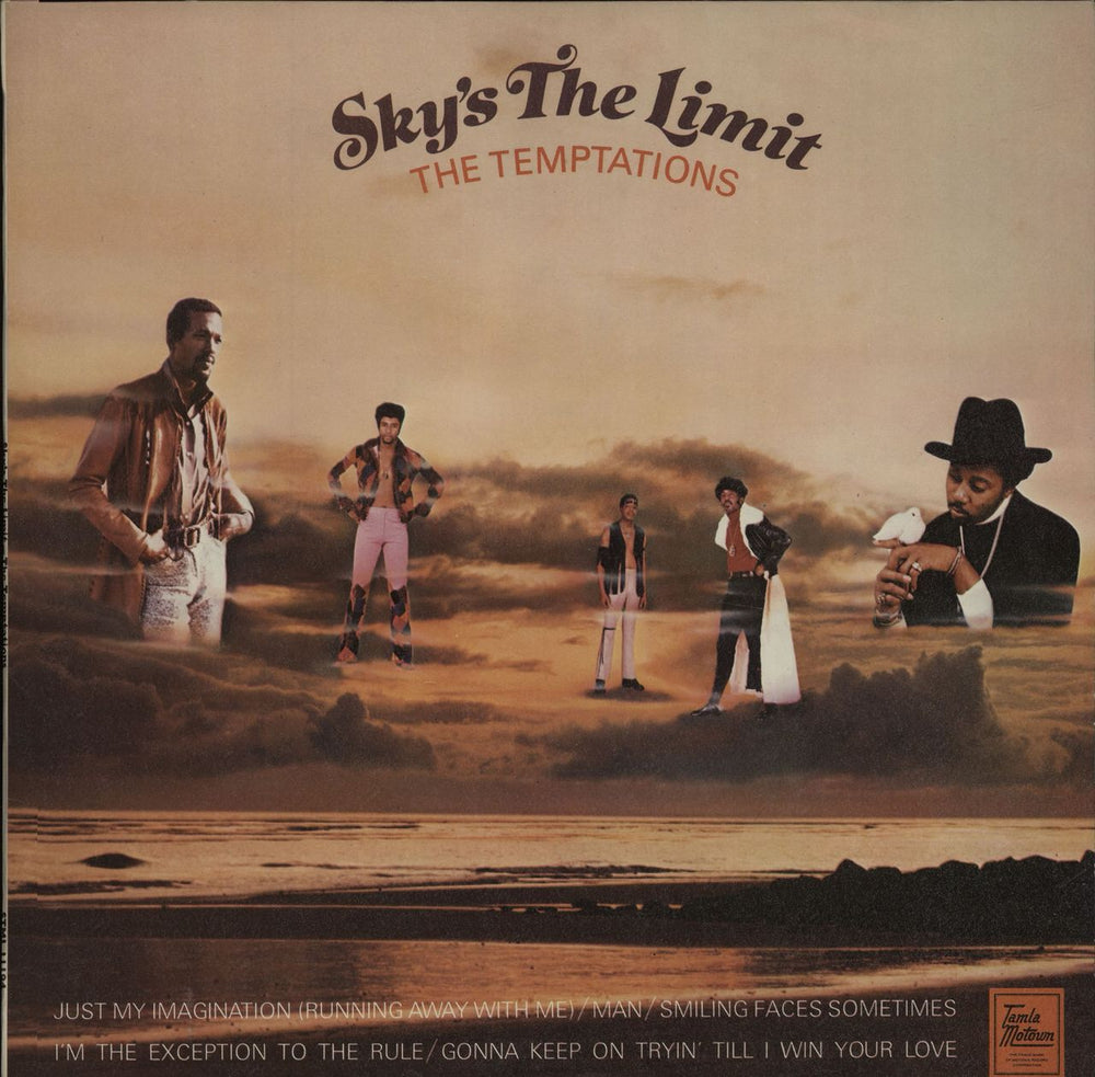 The Temptations Sky's The Limit UK vinyl LP album (LP record) STML11184